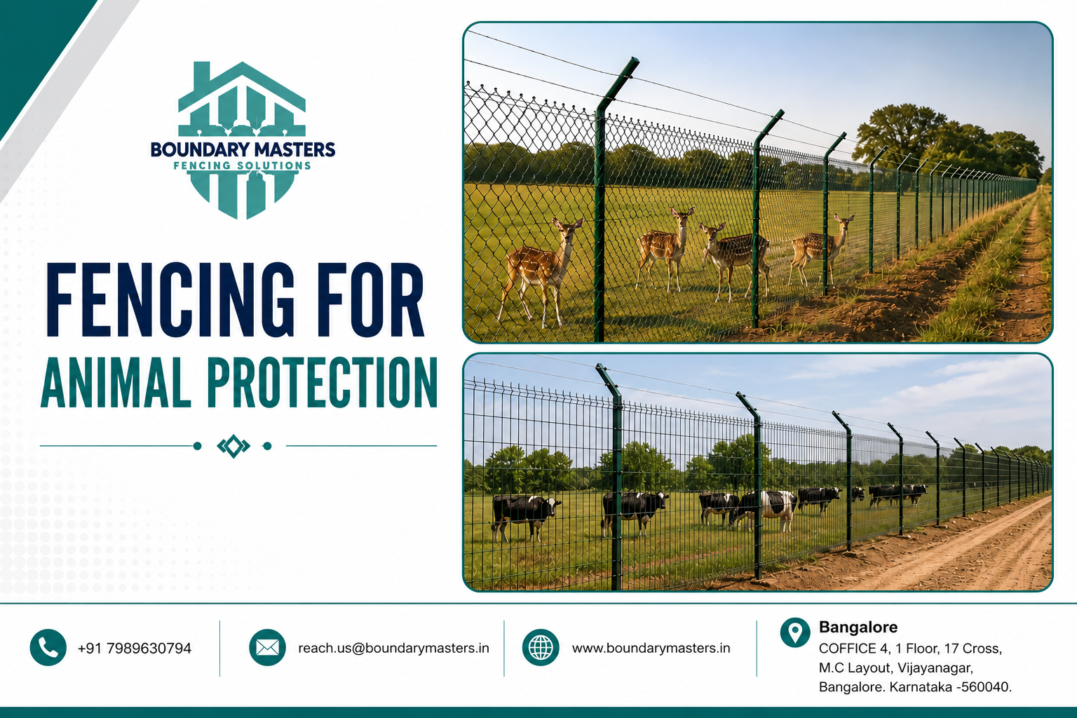 Fencing For Animal Protection by Boundary Masters